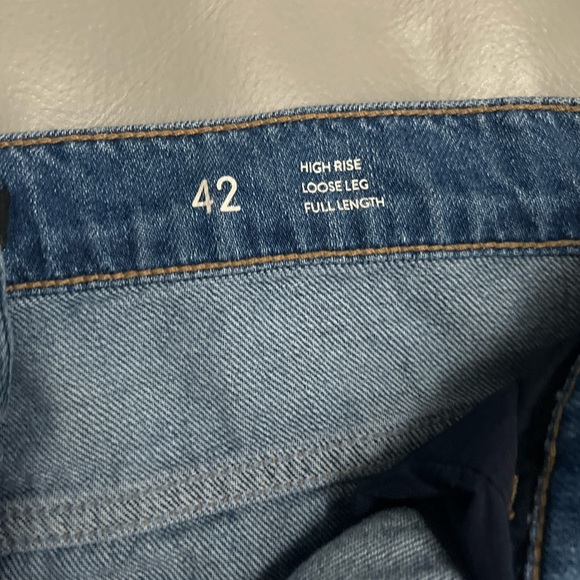 NWT - Massimo Dutti Women’s Premium High Rise Loose Leg Jeans - Size 10 - Picture 4 of 10